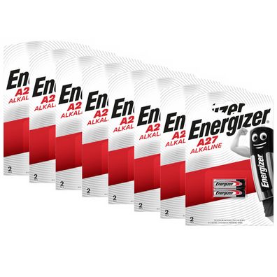 8x 2er Blister Energizer A27 V27A L828 MN27 GP27A 22mAh Batterie 12V