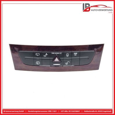 Schalterleiste Warnblinker 2118212858 Mercedes E-KLASSE S211 E220 CDI