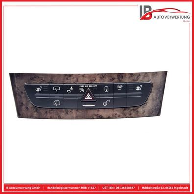Schalterleiste Warnblinker 2118214358 Mercedes E-KLASSE S211 E270 CDI