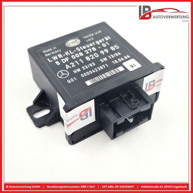 Steuergerät Leuchtweiteregulierung A2118209985 Mercedes E-KLASSE S211 E270 CDI