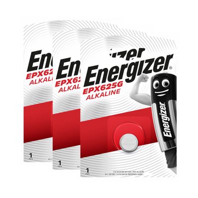 3x Energizer EPX625G V625 PX625A Knopfzelle 175mAh ø15,4x6,15mm LR9 Alkaline