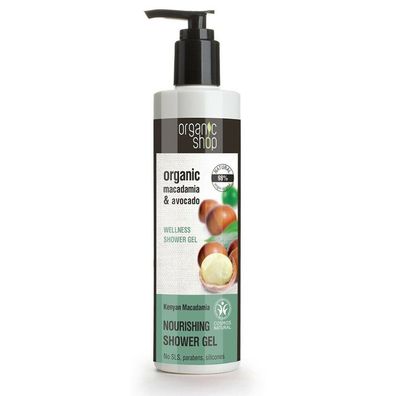Organic Shop Organic Shop Nourishing Shower Gel Macadamia & Avocado, 280 ml