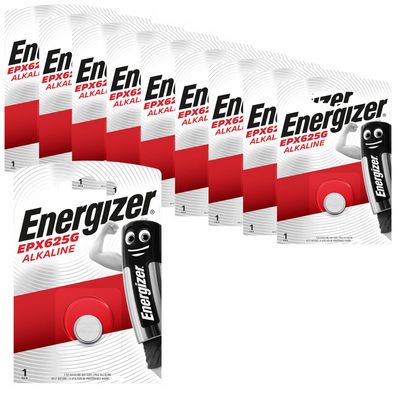 10x Energizer EPX625G V625 PX625A Knopfzelle 175mAh ø15,4x6,15mm LR9 Alkaline