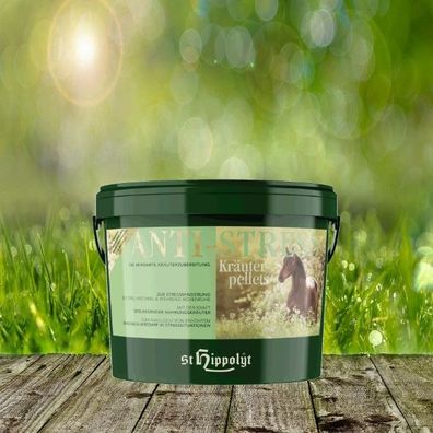 St. Hippolyt Anti Stress-Kräuterpellet 3 kg - Die bewährte Kräuterzubereitung mit Bal