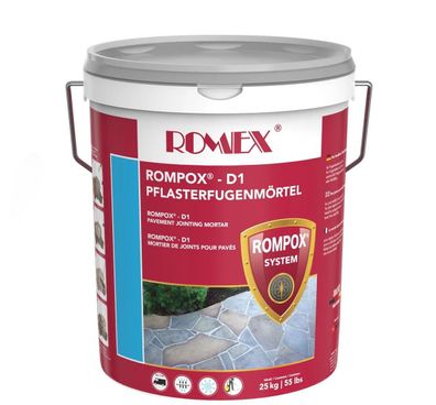 25kg Rompox D1 neutral 2-K Epoxidharz Pflasterfugenmörtel Epoxidharz Fugenmörtel