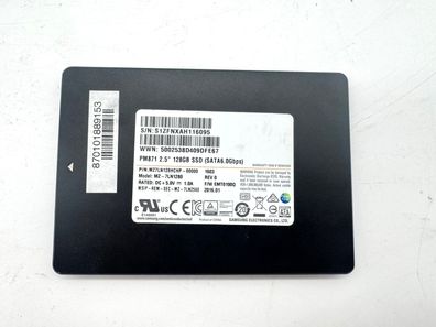 Samsung SSD 128GB MZ-7LN1280 Festplatte S1ZFNXAH116095 2.5-Zoll SATA 95%-90