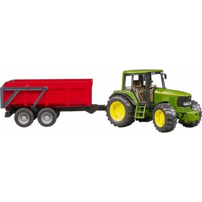 Spielzeugauto Forstwirtschaft John Deere 6920, mit Wannenkippanhänger