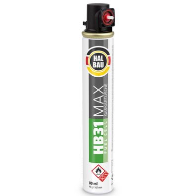 Gaskartusche 1x165mm Fuel Cell Ersatzgas Gaspatrone für Nagler Gasnagler HB31