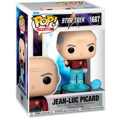 Funko 83772 - Pop! Plus - Star Trek Jean-Luc Picard (Glitter) #1687 Sammelfigur