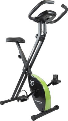 Fjoerdesports faltbarer Fahrradtrainer, Heimtrainer LCD Trainingscomputer, Grün