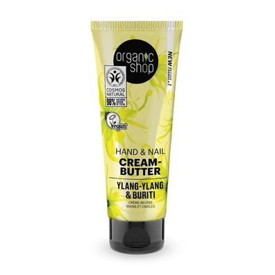 Organic Shop Organic Shop Hand & Nail Cream-Butter Ylang-Ylang & Buriti, 75 ml
