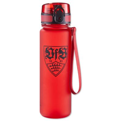 VfB Stuttgart Trinkflasche rot 0,5 L Lizenzartikel