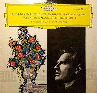 Deutsche Grammophon LPM 18843 - Ernst Haefliger, Erik Werba, Ludwig van Beethove