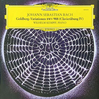Deutsche Grammophon 139 455 - Johann Sebastian Bach, Wilhelm Kempff - Goldberg-V