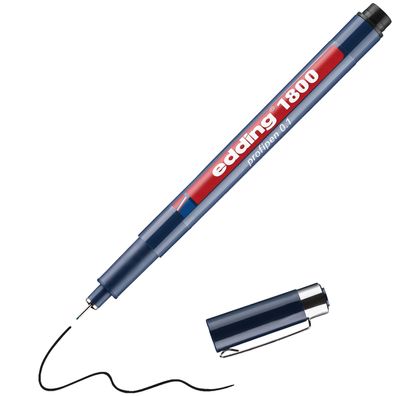 edding 1800 Präzisionsfeinschreiber schwarz 0,1 mm