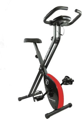 Fjoerdesports faltbarer Fahrradtrainer, Heimtrainer LCD Trainingscomputer