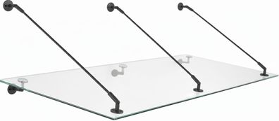 Glaszentrum Hagen 200x90 cm Glasvordach Klar BK-STB3