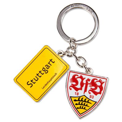 VfB Stuttgart Schlüsselanhänger Stadtschild Wappen