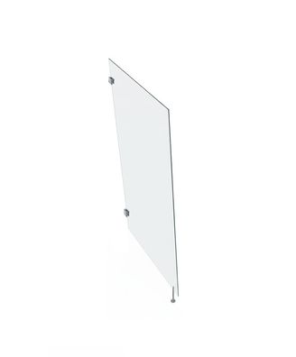 Glaszentrum Hagen 80x200x80 cm Seitenteil für Vordächer Klar