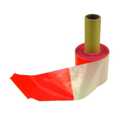 HaWe Absperrband 80mm rot/weiß - robustes Material für effektive Gefahrenabsperrungen