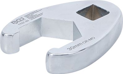 Hahnenfußschlüssel | Antrieb Innenvierkant 12,5 mm (1/2") | SW 30 mm BGS