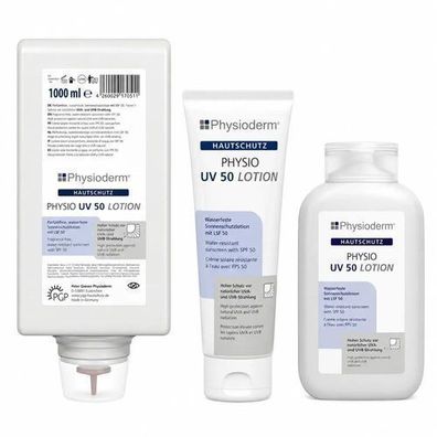 Physioderm UV 50 Lotion
