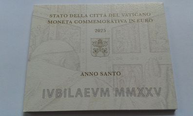 2 euro 2025 Vatikan Heiliges Jahr 2 euro 2025 Vatikan Heiliges Jahr im Folder