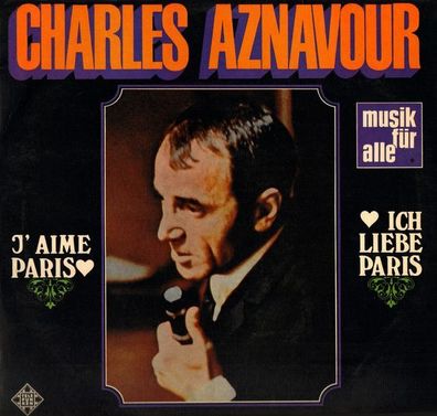 Telefunken NT 212 - Charles Aznavour - J'aime Paris - Ich Liebe Paris