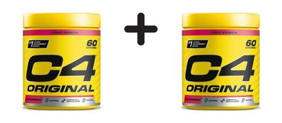 2 x Cellucor C4 Original (60 serv) Fruit Punch