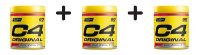 3 x Cellucor C4 Original (60 serv) Fruit Punch