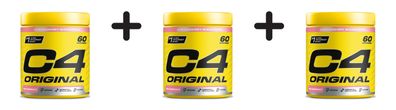3 x Cellucor C4 Original (60 serv) Strawberry Margarita