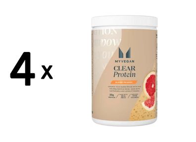 4 x Myprotein Clear Vegan Protein (320g) Blood Orange