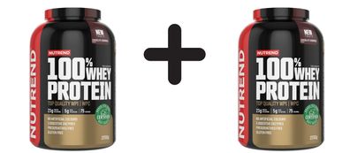 2 x Nutrend 100% Whey Protein, Chocolate Brownies - 2250g