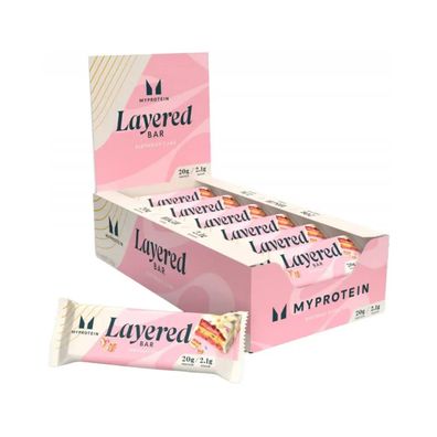 Myprotein Layered Bars (12x60g) Vanilla Birthday Cake