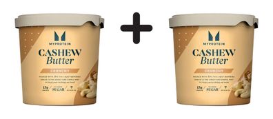 2 x Myprotein Natural Cashew Butter (1000g) Crunchy