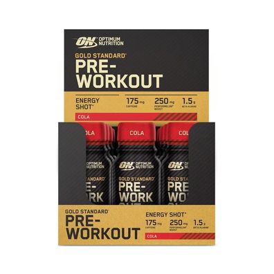 Optimum Nutrition Gold Standard Pre-Workout Shot (12x60ml) Cola