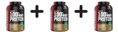 3 x Nutrend 100% Whey Protein, Chocolate Brownies - 2250g
