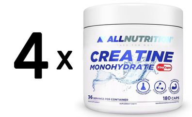4 x Allnutrition Creatine Monohydrate XtraCaps - 180 caps