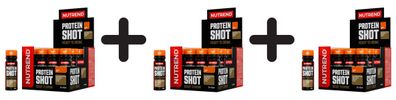 3 x Nutrend Protein Shot, Orange - 20 x 60 ml