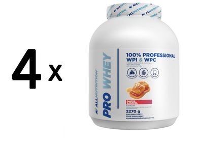 4 x Allnutrition Pro Whey, Salted Caramel - 2270g
