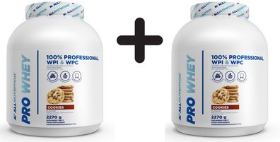 2 x Allnutrition Pro Whey, Cookies - 2270g