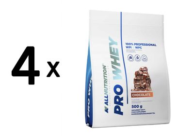 4 x Allnutrition Pro Whey, Chocolate - 500g