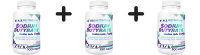 3 x Allnutrition Sodium Butyrate Forte - 100 caps