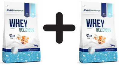 2 x Allnutrition Whey Delicious, Cookie - 700g