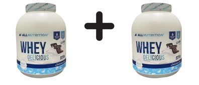 2 x Allnutrition Whey Delicious, Chocolate - 2270g