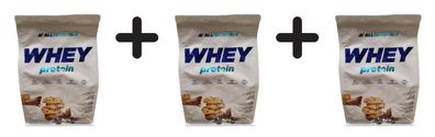 3 x Allnutrition Whey Protein, Chocolate-Cookie - 2270g