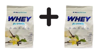 2 x Allnutrition Whey Protein, Vanilla - 2270g