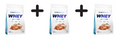 3 x Allnutrition Whey Protein, Salted Caramel - 2270g