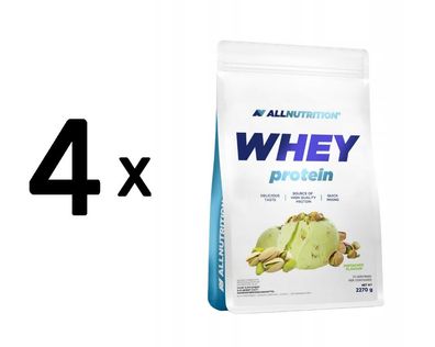 4 x Allnutrition Whey Protein, Pistachio - 2270g
