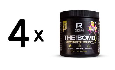 4 x Reflex Nutrition The Muscle Bomb, Twizzle Lolly - 400g